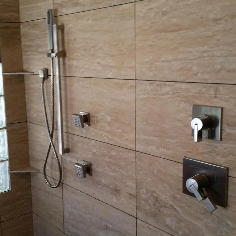 Shower fixture installation for Water Heater Replacement in Hermitage